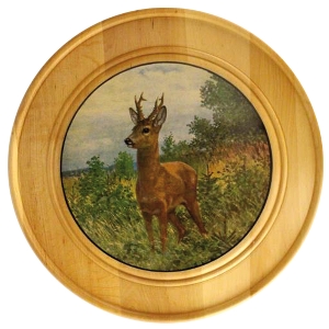 โล่เกียรติยศสำหรับผลงานพิเศษ von AKAH Ehrenscheibe aus Massivholz Ø 30 cm 38690001