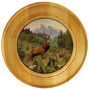 โล่เกียรติยศสำหรับผลงานพิเศษ von AKAH Ehrenscheibe aus Massivholz Ø 30 cm 38690002