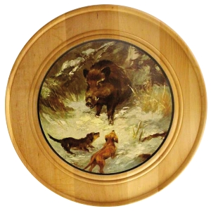 โล่เกียรติยศสำหรับผลงานพิเศษ von AKAH Ehrenscheibe aus Massivholz Ø 30 cm 38690003