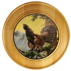 โล่เกียรติยศสำหรับผลงานพิเศษ von AKAH Ehrenscheibe aus Massivholz Ø 30 cm 38690010