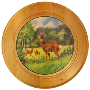 โล่เกียรติยศสำหรับผลงานพิเศษ von AKAH Ehrenscheibe aus Massivholz Ø 60 cm 38693001