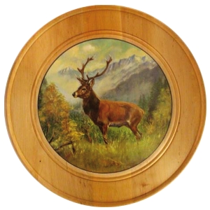 โล่เกียรติยศสำหรับผลงานพิเศษ von AKAH Ehrenscheibe aus Massivholz Ø 60 cm 38693002