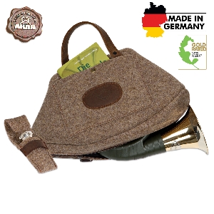 เขาสัตว์ล่าสำหรับประเพณีการล่าสัตว์ von AKAH AKAH Wollfilz-Futteral für Fürst Pless-Horn 70763000
