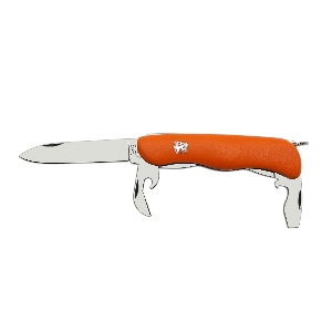 มีดสำหรับการล่าสัตว์และกิจกรรมกลางแจ้ง von AKAH MIKOV Praktik orange Taschenmesser 73370002