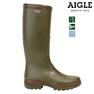 AKAH รองเท้าบูทยางสำหรับพื้นที่ล่าสัตว์และกิจกรรมกลางแจ้ง von AKAH AIGLE PARCOURS® 2 Jersey khaki 86542036