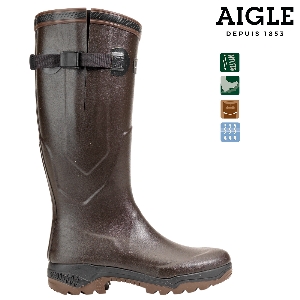 รองเท้าบูทยางสำหรับพื้นที่ล่าสัตว์และกิจกรรมกลางแจ้ง von AKAH AIGLE PARCOURS® 2 Vario braun 86544047
