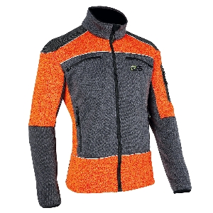 เสื้อสเวตเตอร์และคาร์ดิแกน von AKAH PSS X-treme Arctic Faserstrickjacke grau/orange 89949003