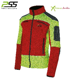 เสื้อสเวตเตอร์และคาร์ดิแกน von AKAH PSS X-treme Arctic Faserstrickjacke rot/gelb 89960009
