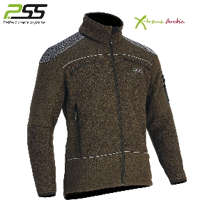 เสื้อสเวตเตอร์และคาร์ดิแกน von AKAH PSS X-treme Arctic Faserstrickjacke grün/melange 89986008