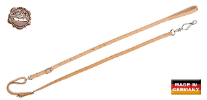 AKAH สายจูงสำหรับสุนัขและอาณาเขต von AKAH AKAH Umhängeleine aus Fahlleder 14 mm breit 95412000