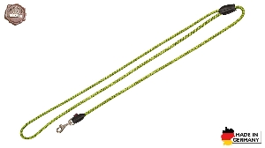 AKAH สายจูงสำหรับสุนัขและอาณาเขต von AKAH AKAH Umhängeleine Dog Rope Stahlblau-Neongelb 95453001
