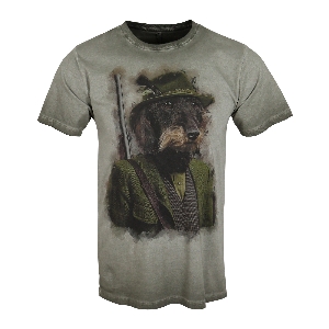 AKAH เสื้อเชิ้ตและเสื้อยืดสำหรับกลางแจ้ง von AKAH ALMTRACHT T-Shirt Oskar, grün 83820004